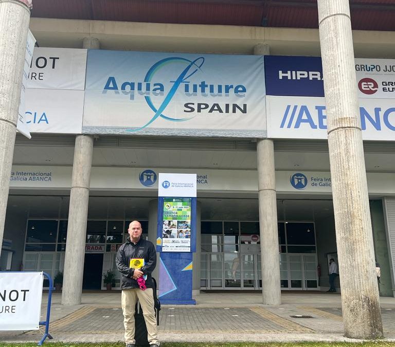 CEO de AEX Group visita feria Aquafuture Spain y se reúne con representantes de empresas Europeas